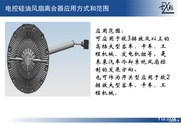 电控硅油风扇离合器简介