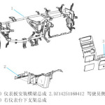 关于X3000驾驶室仪表台安装支架知识介绍