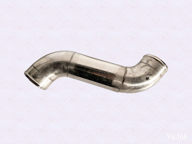 Intercooler air inlet steel pipe